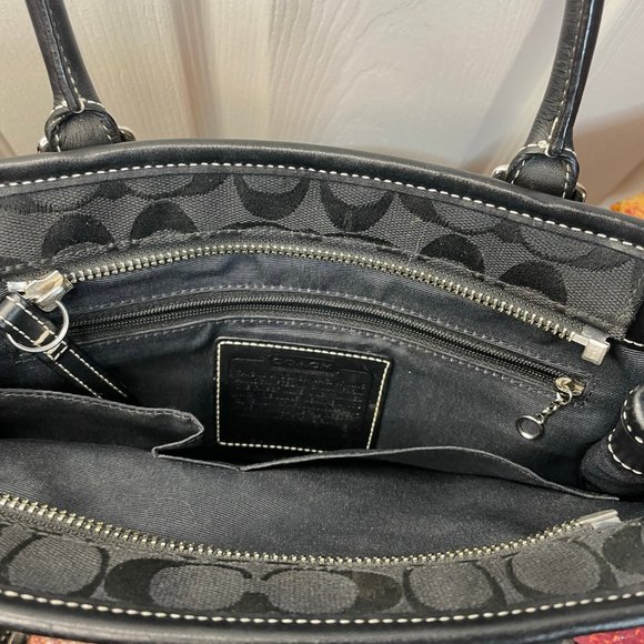 Black Coach Purse - Picture 6 of 8